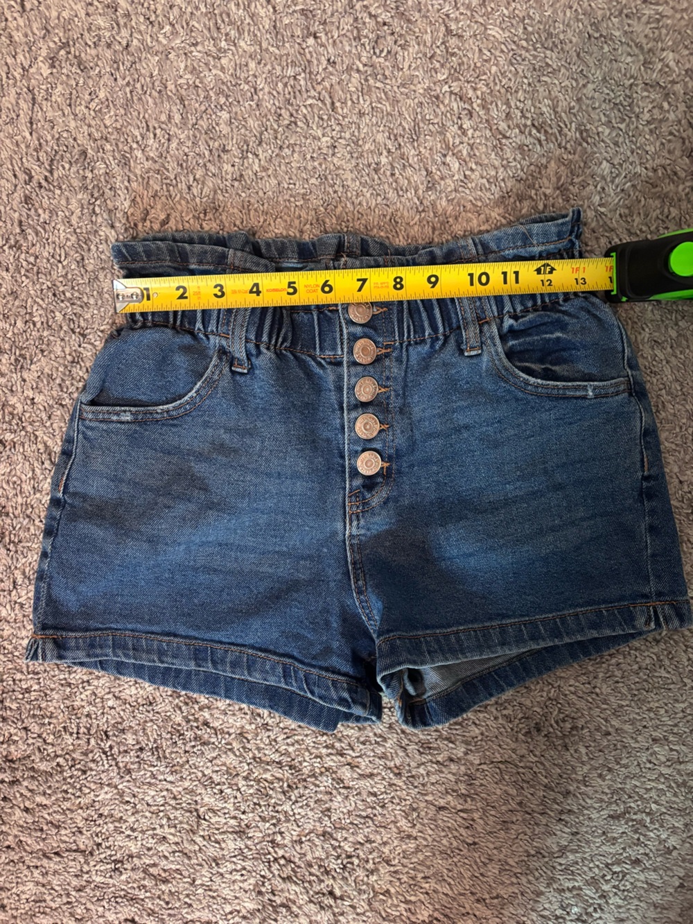 Wild Fable Denim Shorts Size Small High Rise Button Front Blue Jean Shorts